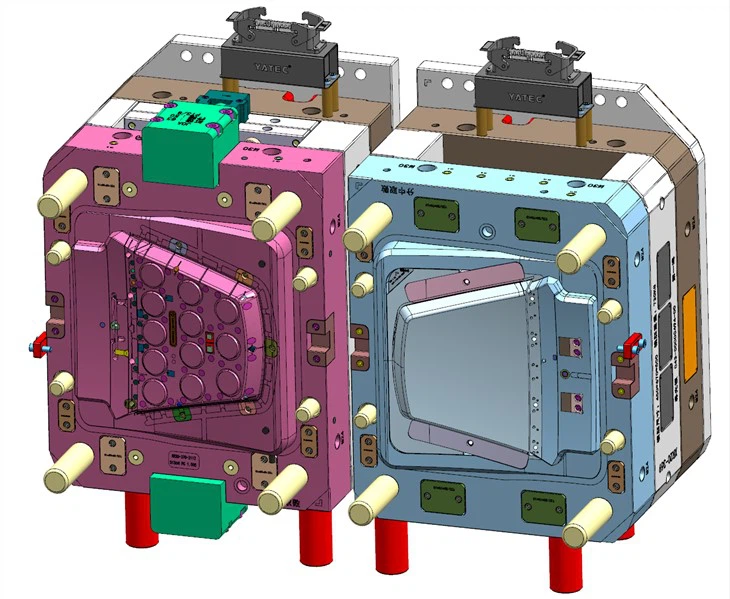Transparent Two-Color Injection Mold